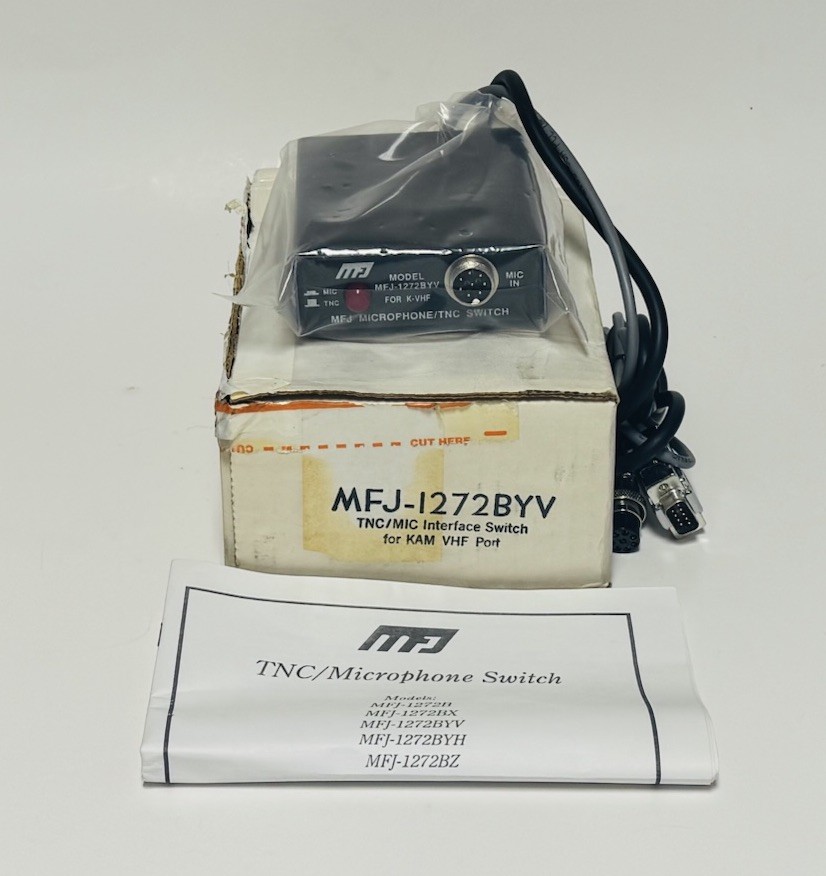MFJ-1272BX TNC/Microphone Switch - New