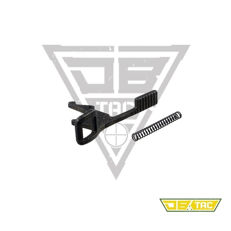 All Steel Ambidextrous Square Pattern Over Sized Easy Grab Latch