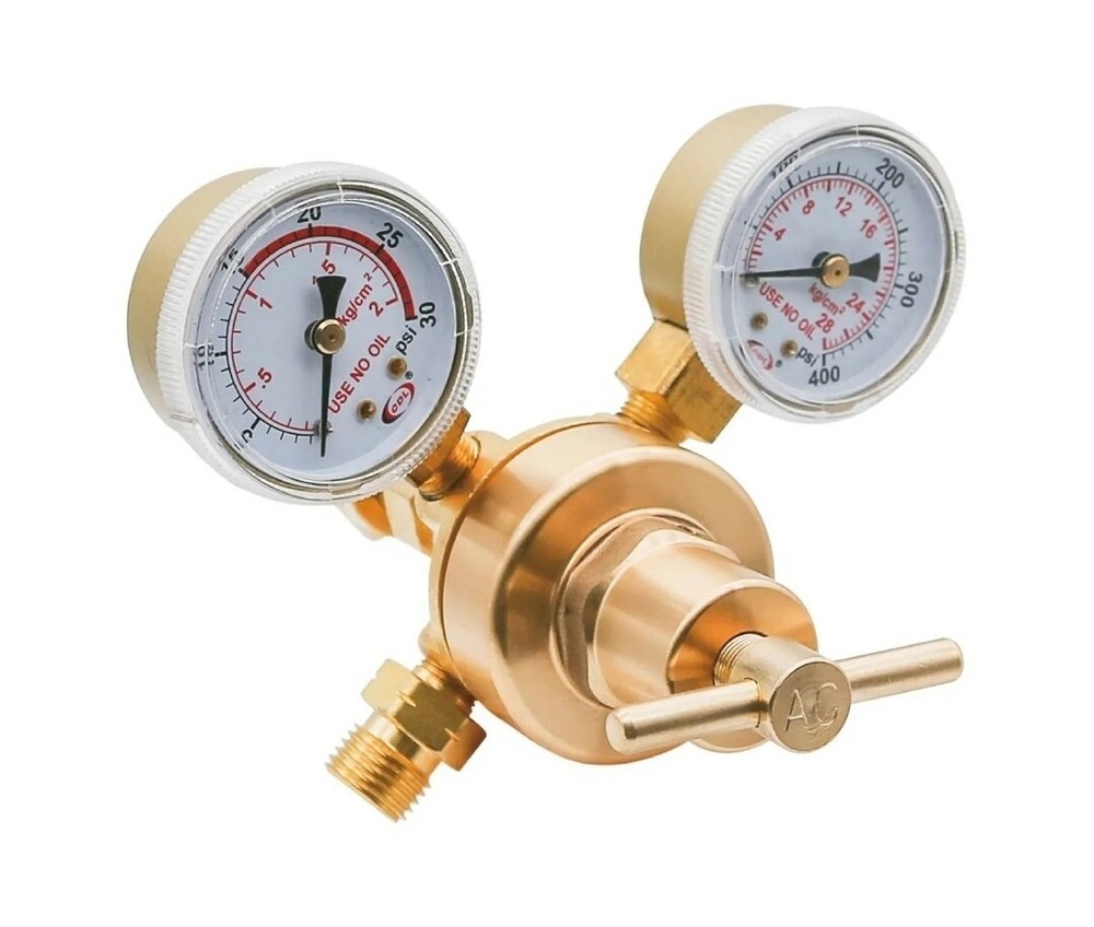 LX45/88 Acetylene Regulator CGA200 Rear Mount fitting