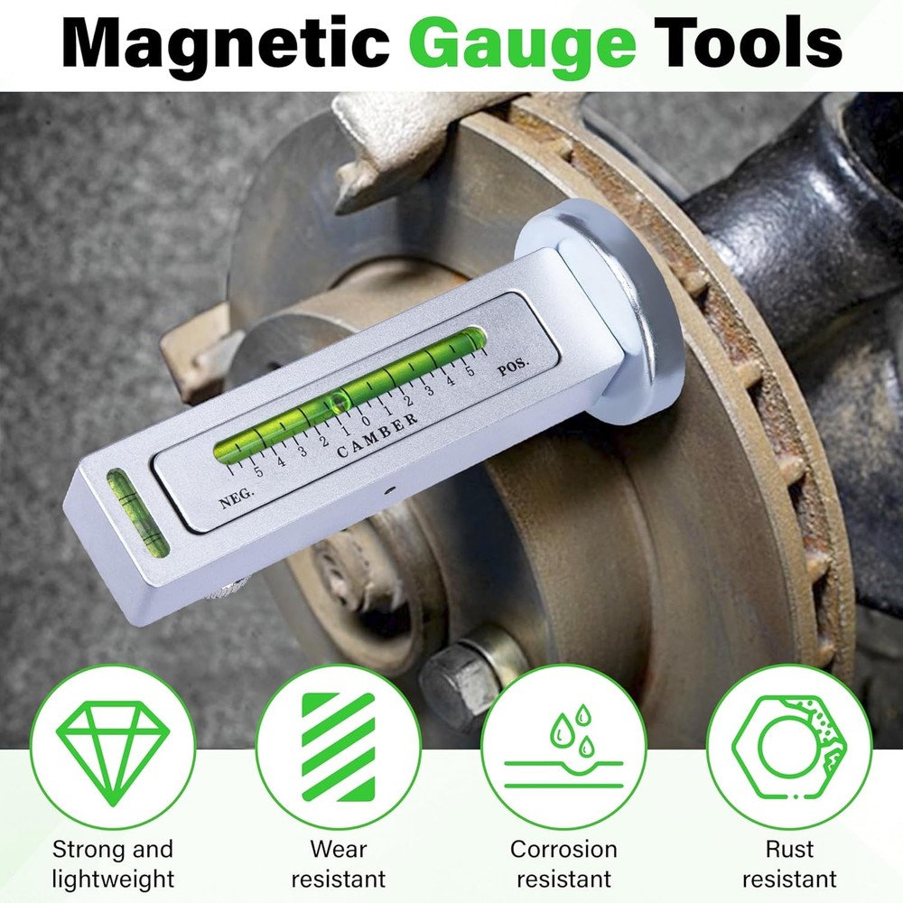 Universal Adjustable Magnetic Wheel & Camber Alignment Tool