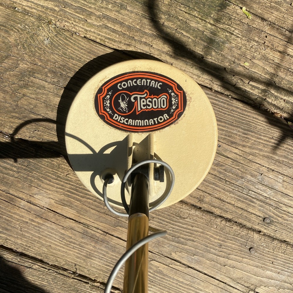 TESORO SILVER SABRE RARE MEDAL DETECTOR CONCENTRIC DISCARIMINATOR WORKING TESTED