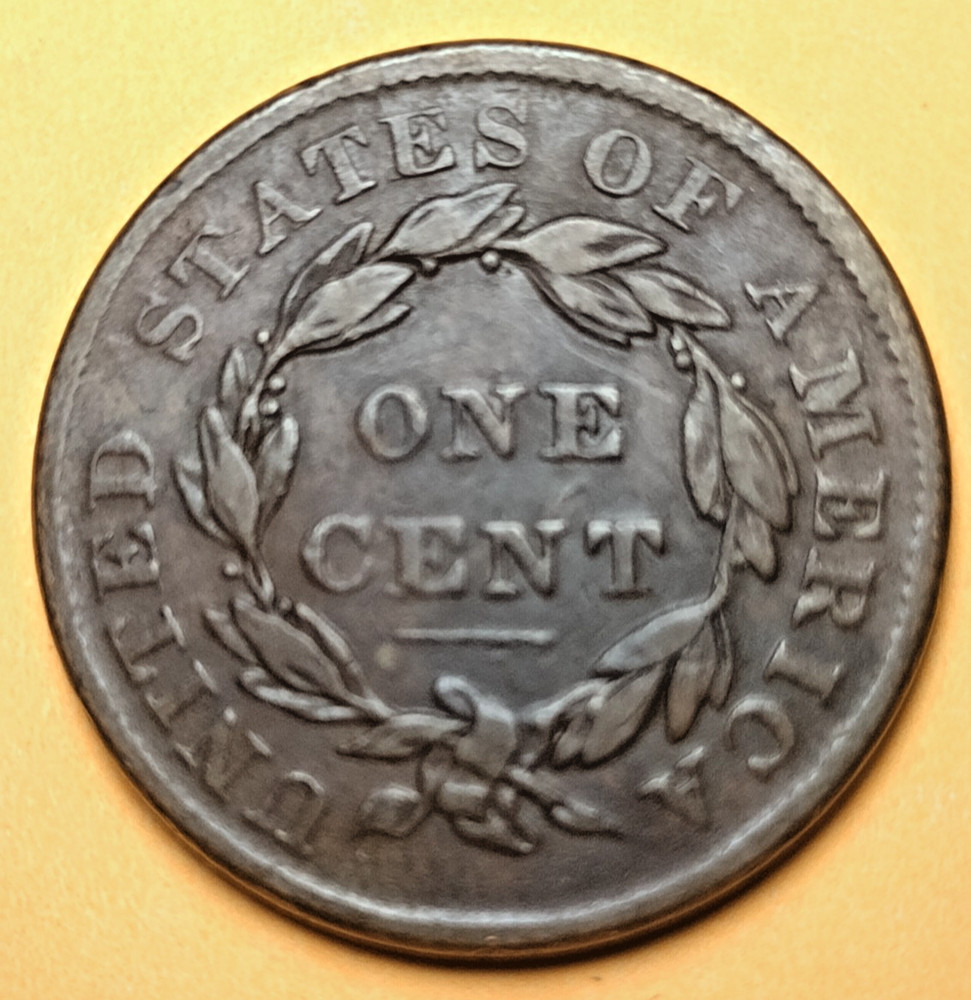 1835 Large Cent Small 8 and Stars