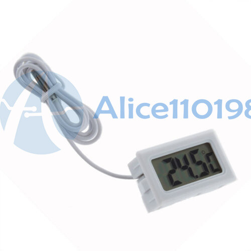 Digital LCD Temperature Meter Home Room Thermometer With 1m Sensor Probe