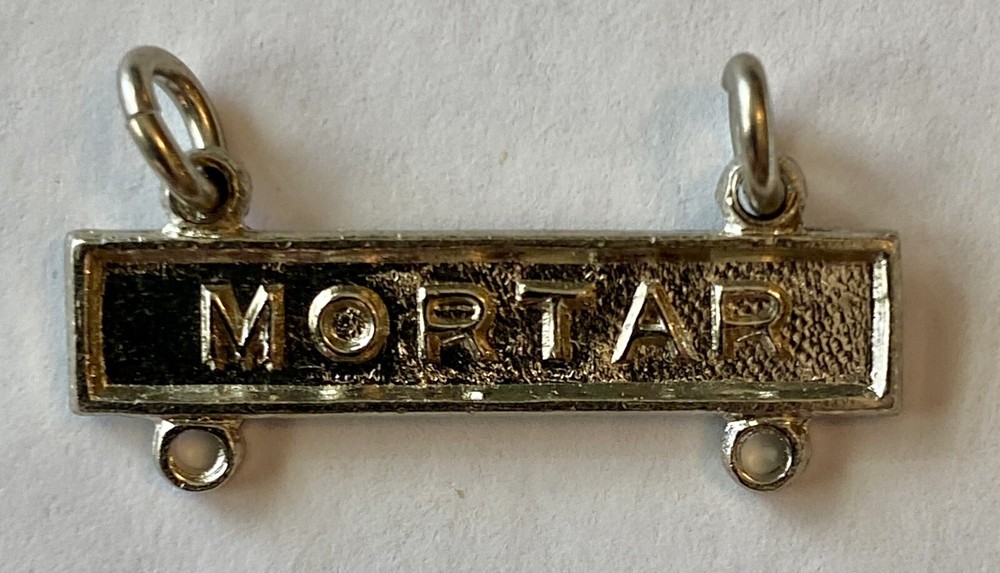 MORTAR Qualification Bar for Army Marksmanship Qualification Badge