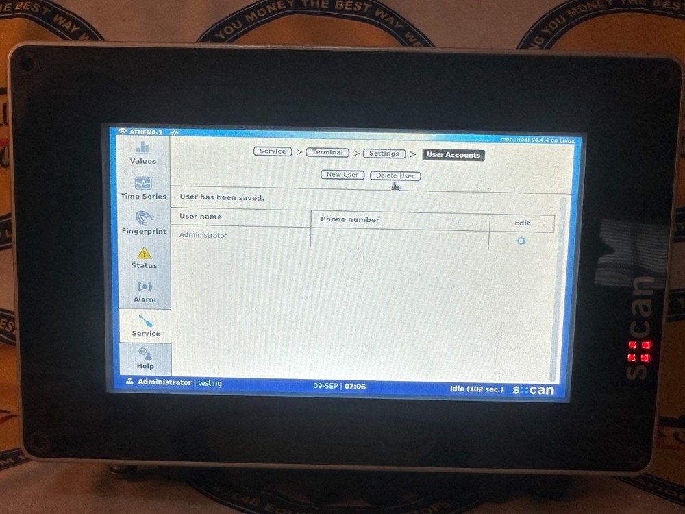 CONCUBE V3 D-330-230 WIFI TOUCHSCREEN WATER QUALITY CONTROL PANEL NO SENSORS