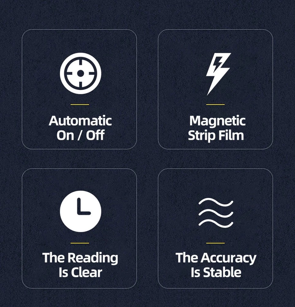 Digital Caliper Electronic Plastic Calipers Vernier Measuring Tools with LED