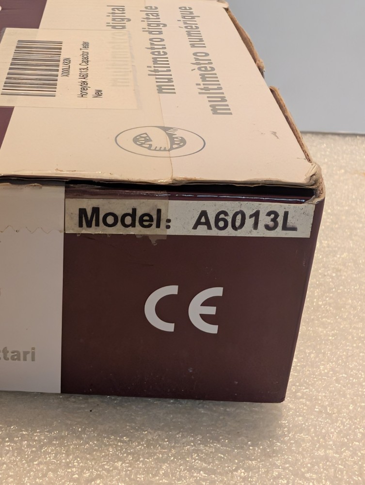 Honeytek A6013L Capacitor Tester, From Range 200pF-20mF, LCD Backlight Display