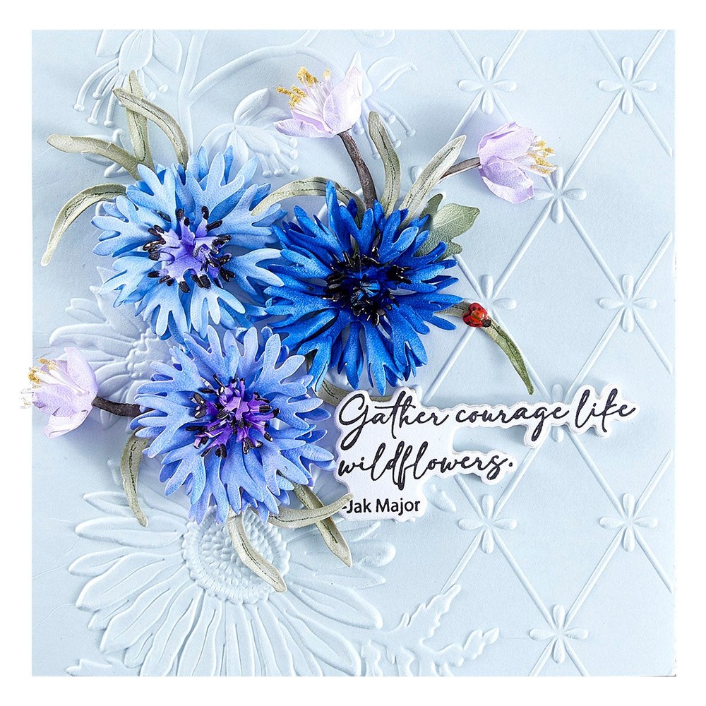 Spellbinders 3D Embossing Folder - Wildly Beautiful, E3D-117