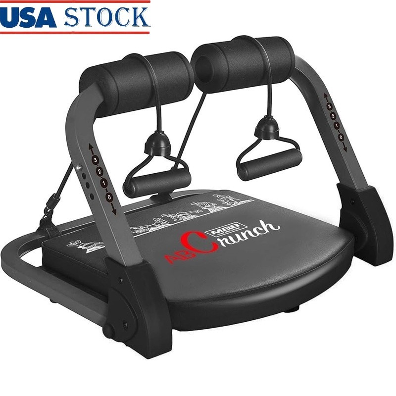 Multi-Functional Ab Workout Equipment Adjustable Resistance Home Gym Trainer New