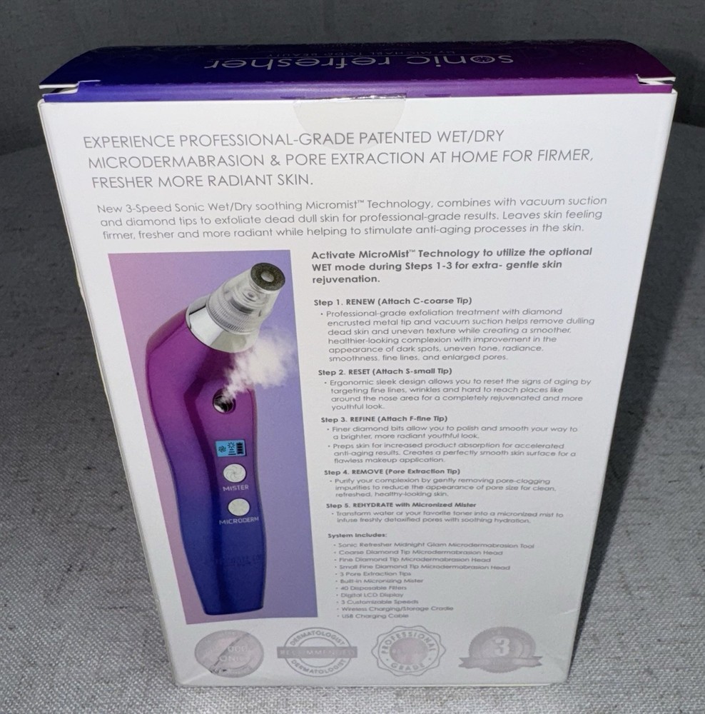 Michael Todd Limited Edition Sonic Refresher Microderm Pore Extraction Glam