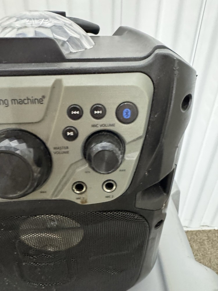 SINGING MAchine disco led KARAOKE SYSTEM BLUETOOTH Untested SKU:C
