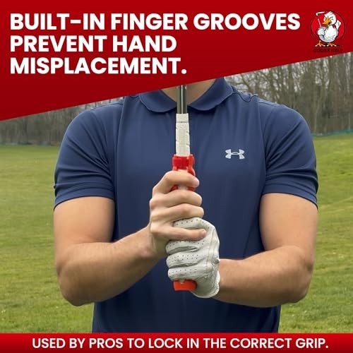 Golf Grip Trainer – Golf Training Aid for Medium (Fits Standard/Midsize Grips)