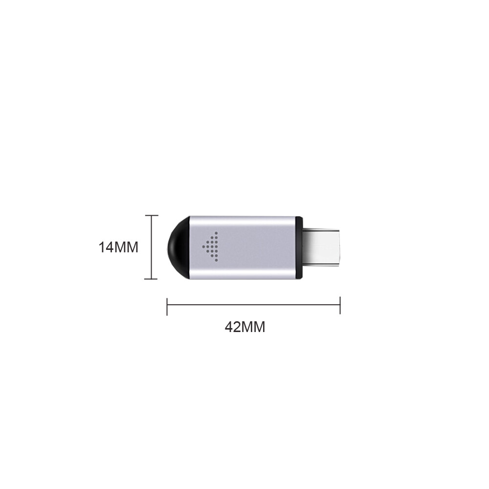 1Pc Phone Remote Control IR Blasters Type-C Smart Infrared App Control Adapter