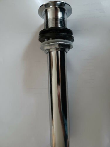 CP Press Pop Up Drain Chrome Finish No Overflow