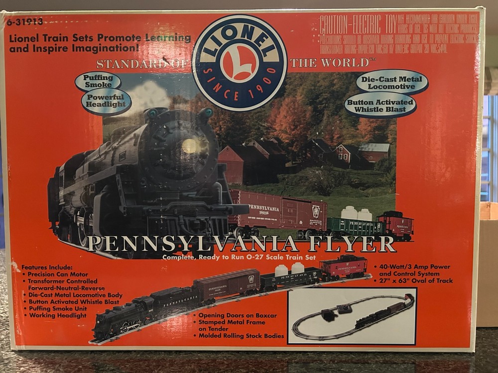 Lionel Pennsylvania Flyer model train set