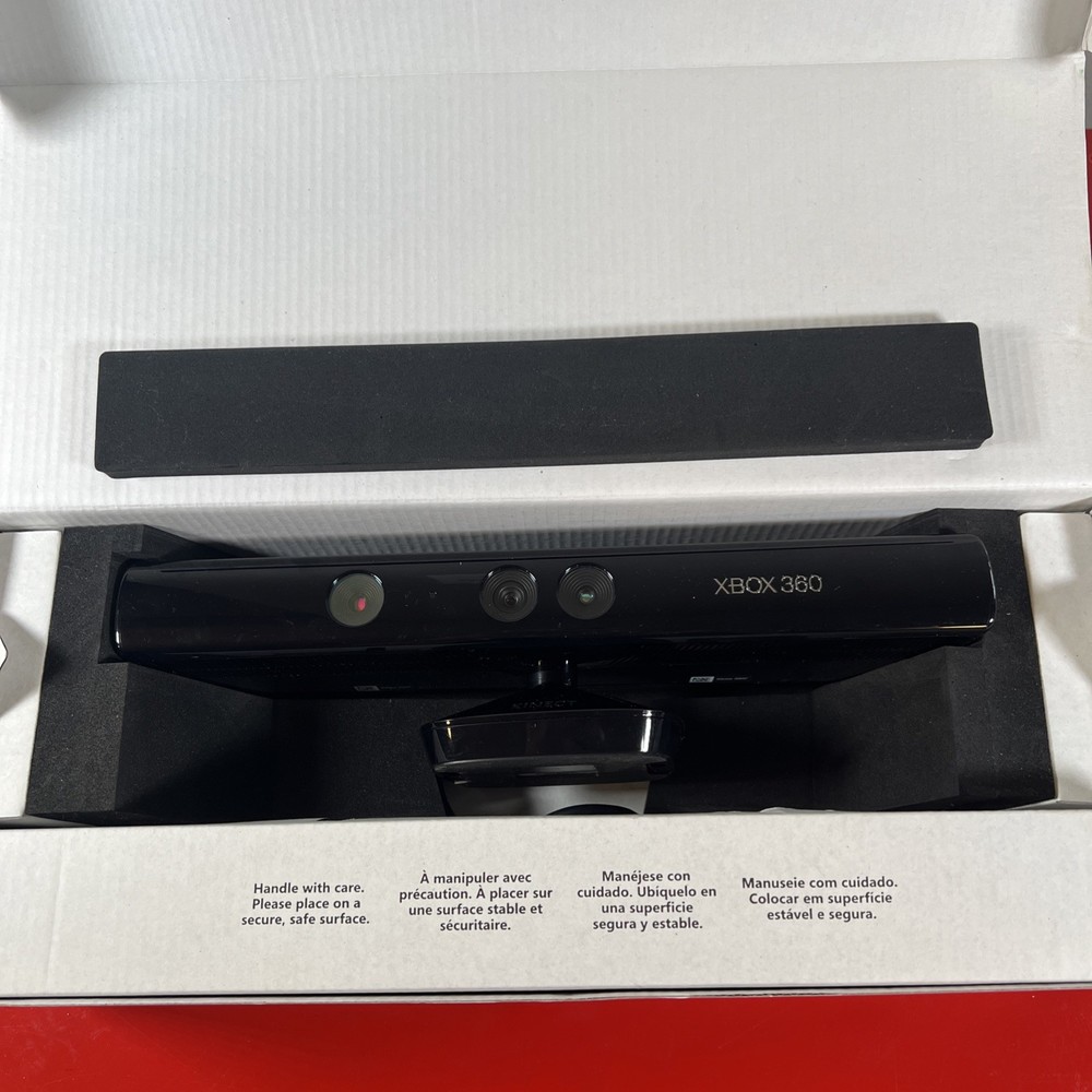 Microsoft Xbox 360 Kinect Sensor With Box No Game Tested
