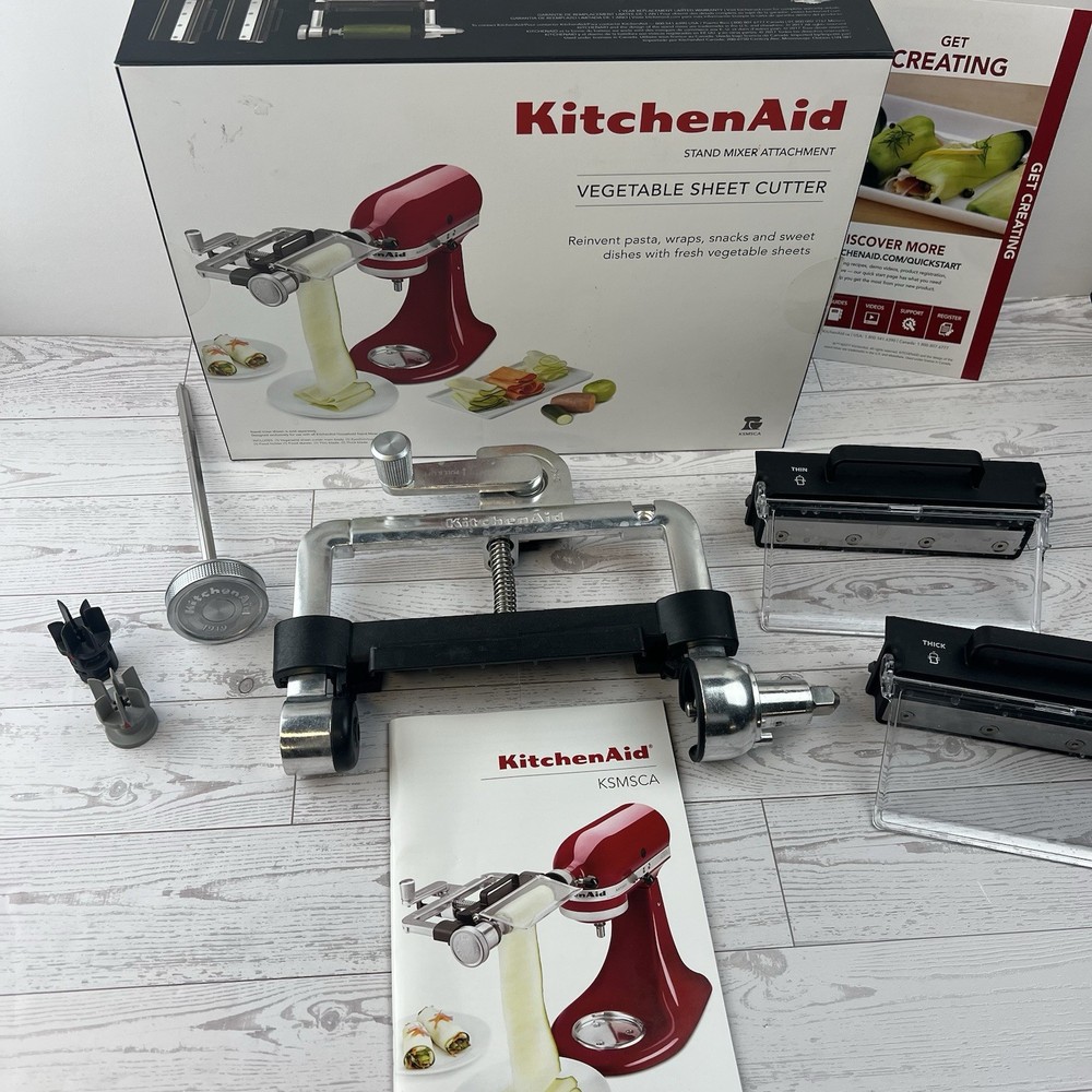 KitchenAid Vegetable Sheet Cutter Stand Mixer Attachment KSMSCA.