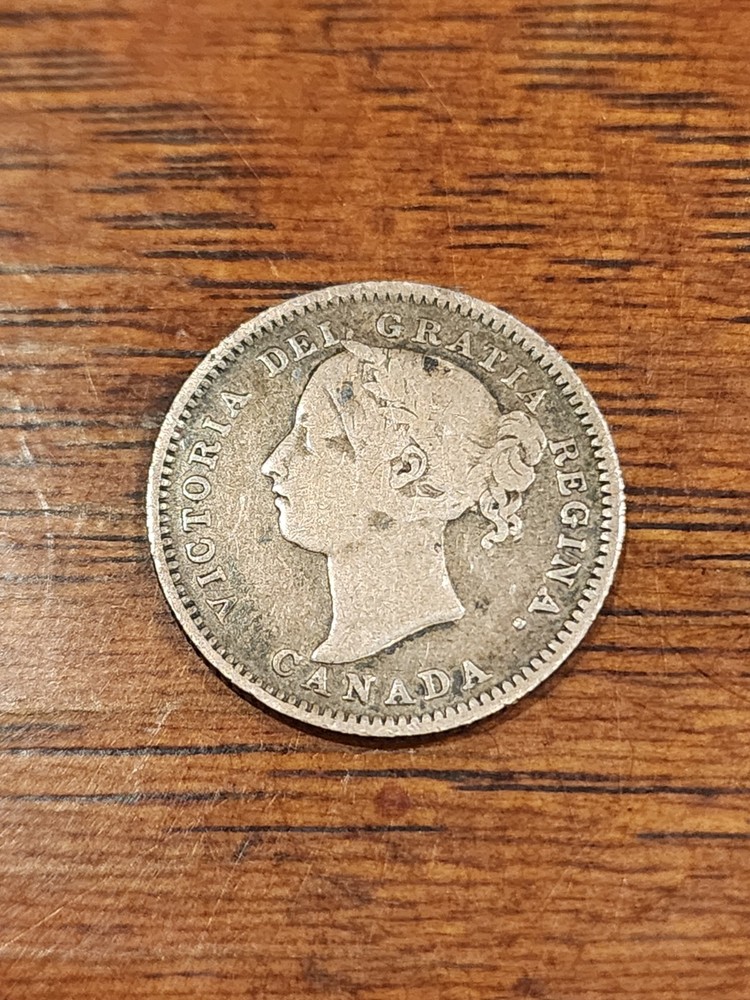 1888 Canada 10 Cents Silver Coin