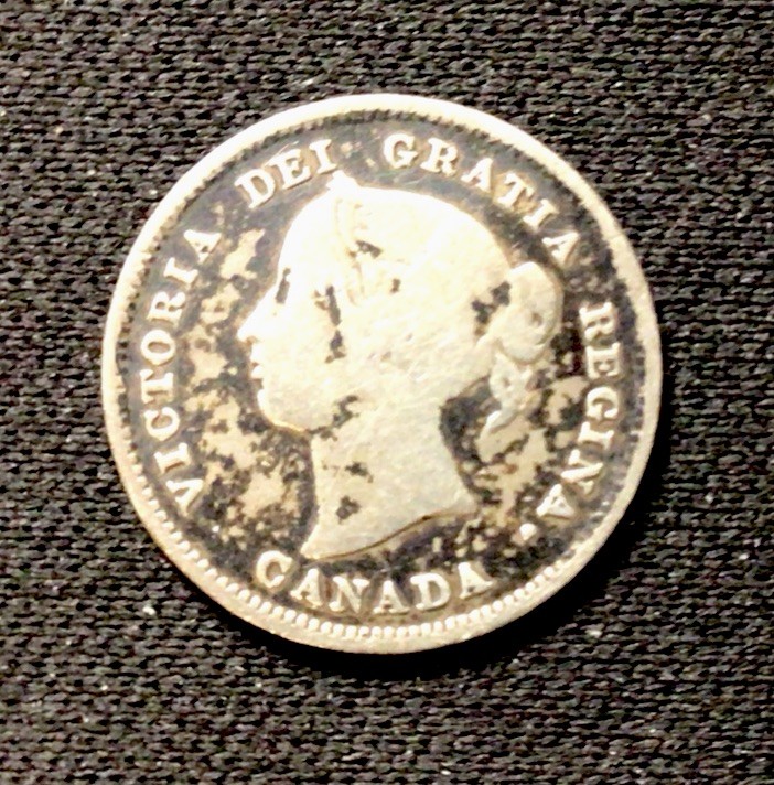 1888 Canada Silver! 5 Cents! ENN Coins