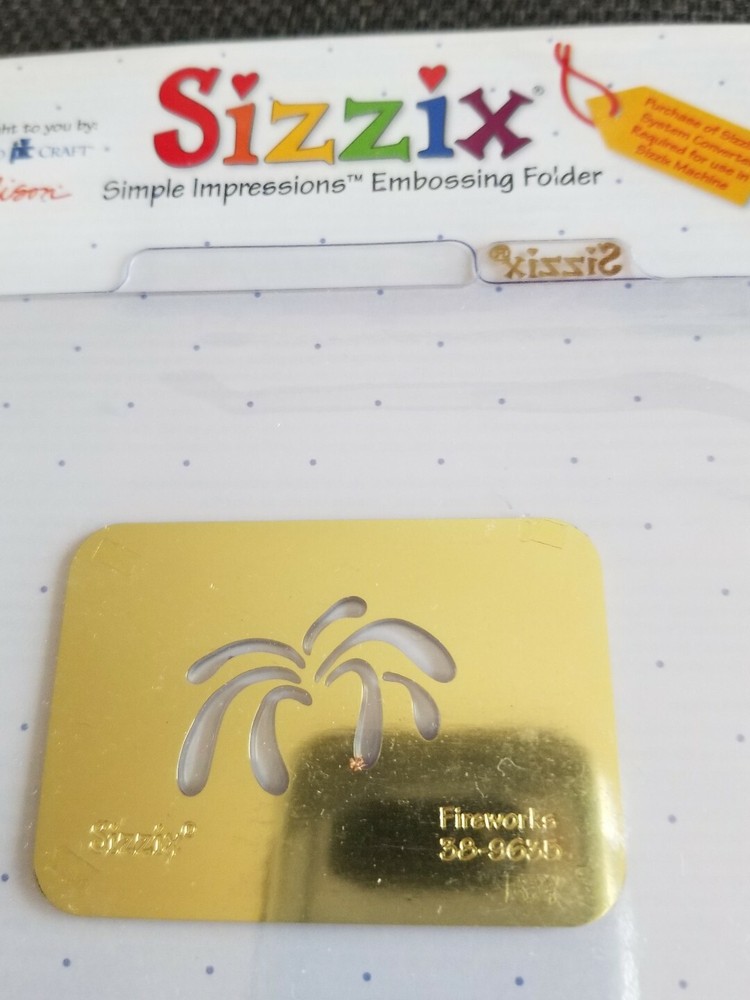 Sizzix embossing folders lot