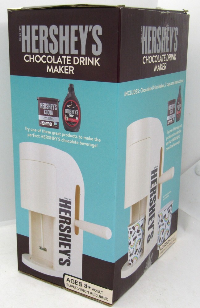 Hershey's Chocolate Drink Maker, No Paper Cups.