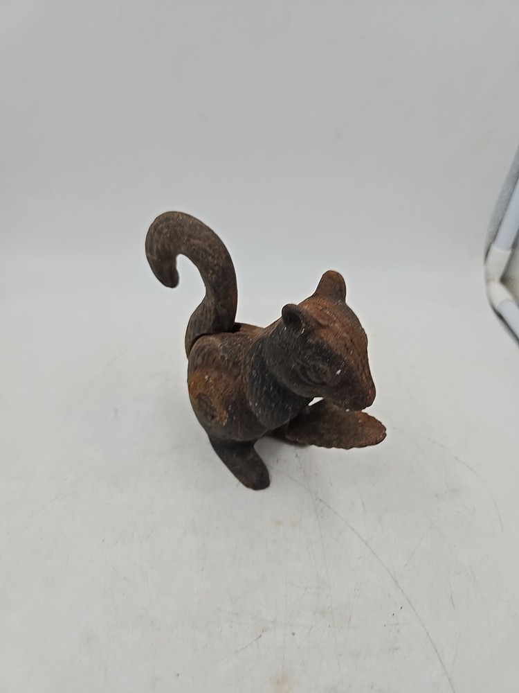 Vintage Squirrel Nutcracker Cast Iron Metal