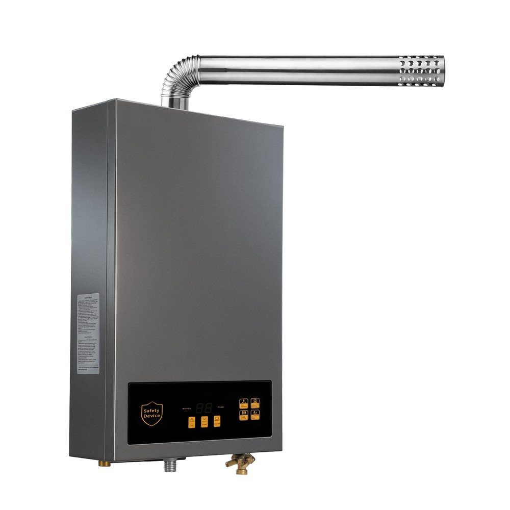 Tankless Water Heater Propane 3.6 GPM 80,000 BTU 24KW Digital Display 110V US