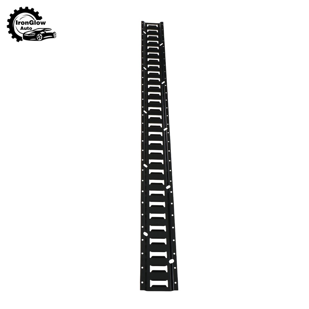 35 Pack Multi-Length E Track Rails Black Matte Finish With Tie Down Accessories