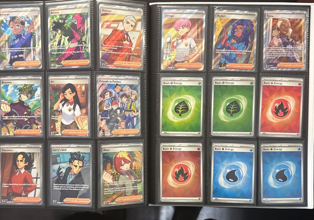 Prismatic Evolutions Complete Base Set, Reverse Holos, Pokeballs & Full Arts