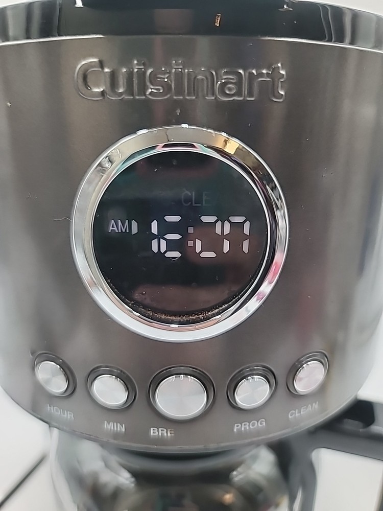 Cuisinart 12 Cup Programmable Coffeemaker DCC-1220 Tested- Works READ