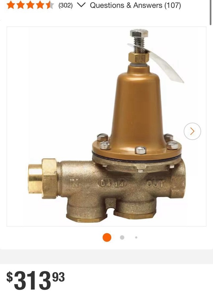 Watts 3/4 in. Copper FPT x FPT Water Pressure Reducing Valve LF25AUB-Z3