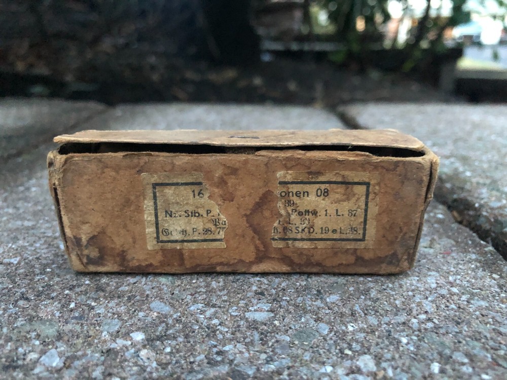 Vintage Ammo Empty Partial Label Box