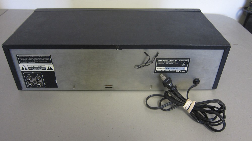 Sharp RT-1010 Dual Cassette Deck - FREE SHIPPING