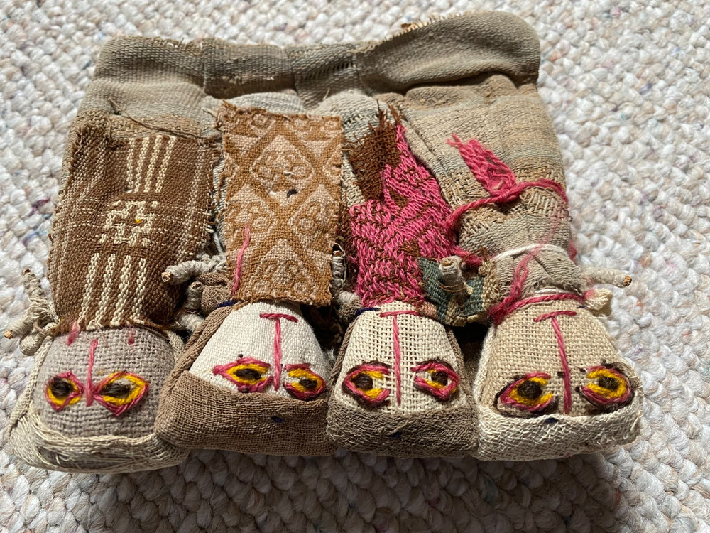 Antique Peruvian Chancay Burial Dolls