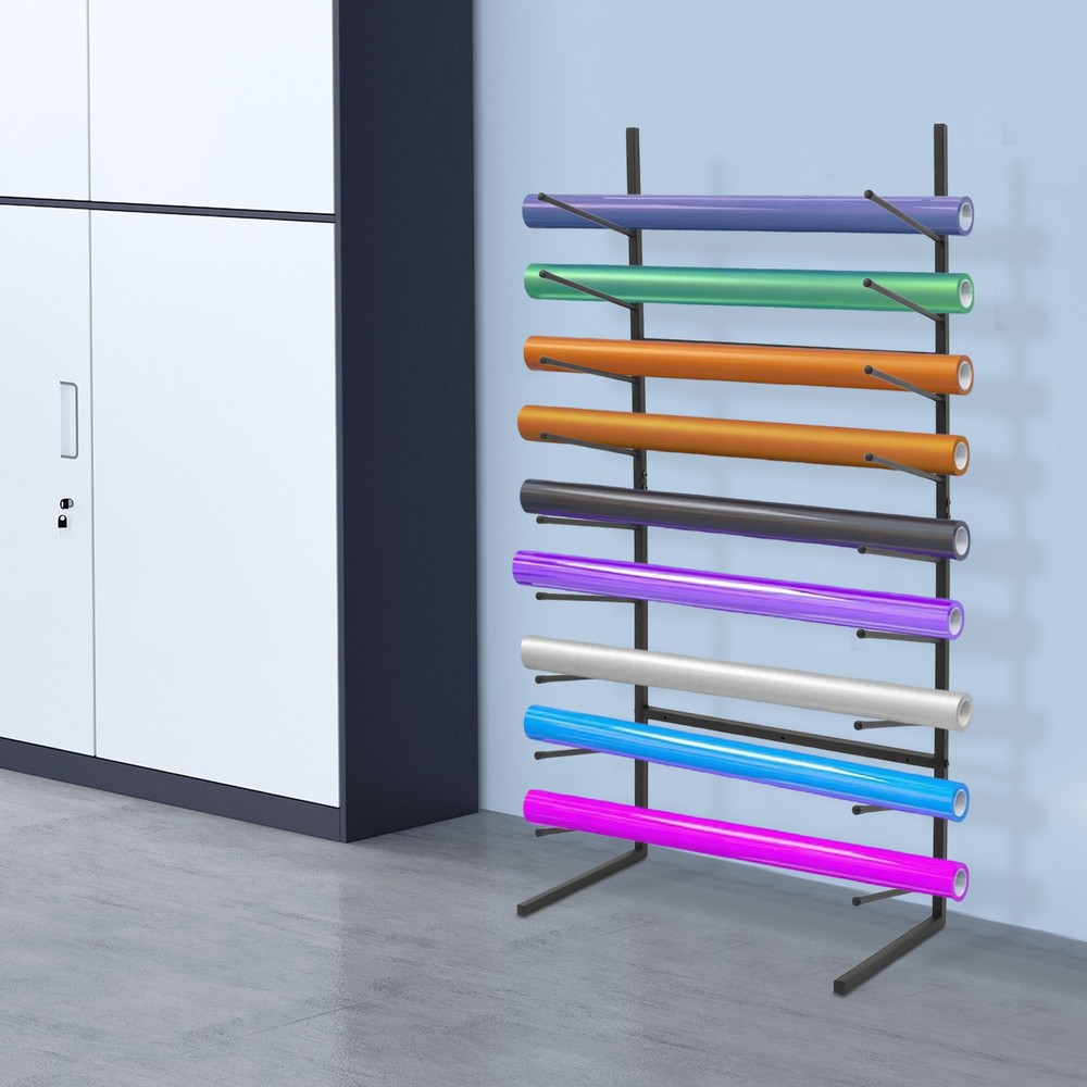 Wall-Mounted Blueprint Storage Rack - Organize Your Plans Efficiently