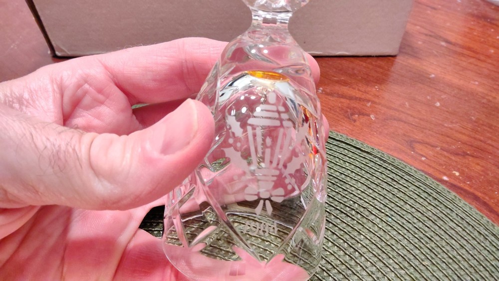 1984 Waterford Crystal Christmas Bell