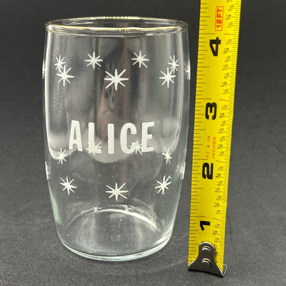 Alice Barware Glass MCM Star Design