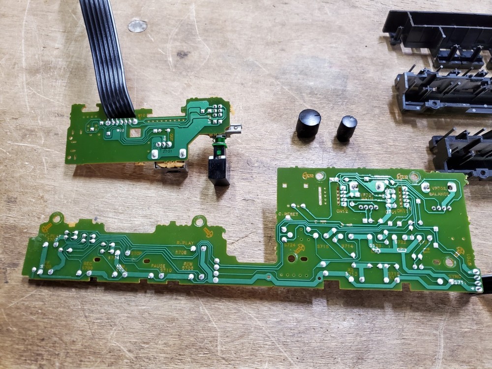 Technics RS-TR262 Double Cassette Deck Button Knob Power Switch Board Controls