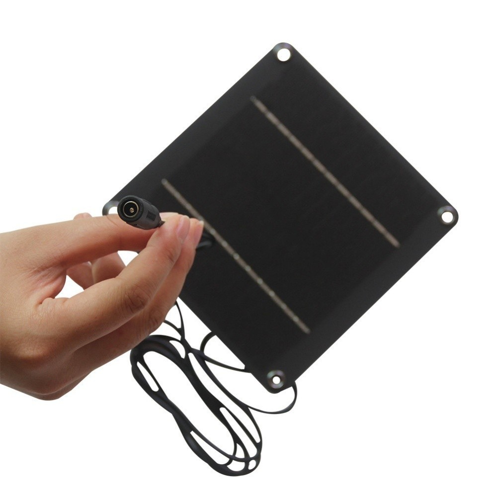Energy Efficient 12V Solar Panel 1.5 Meter Cable 5521 Female DC Interface