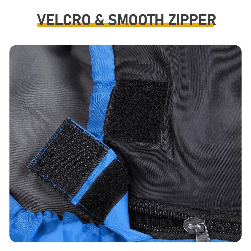 Rectangular Heated Sleeping Bag, Waterproof Compact Envelope Sleeping Bag