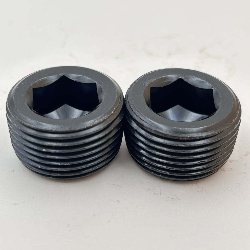 20PCS NPT PIPE PLUGS 1/16" STEEL MALE INTERNAL HEX HEAD SOCKET PIPE PLUG END CAP