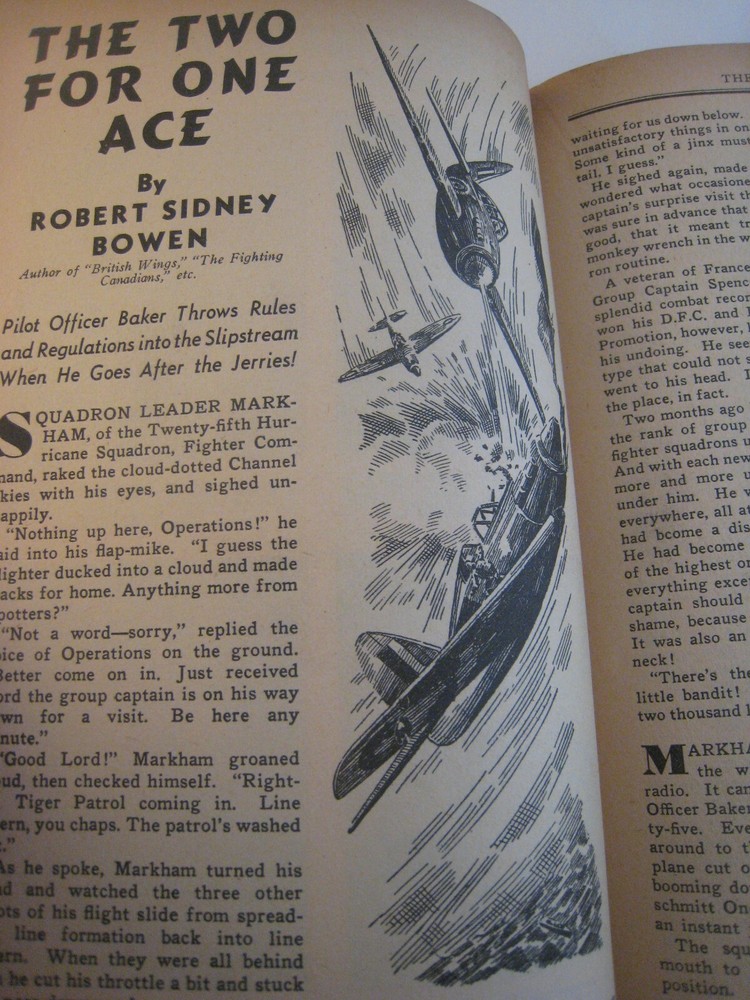 ' RAF Aces ' Pulp.. Spring 1942 ... V. 2 # 1