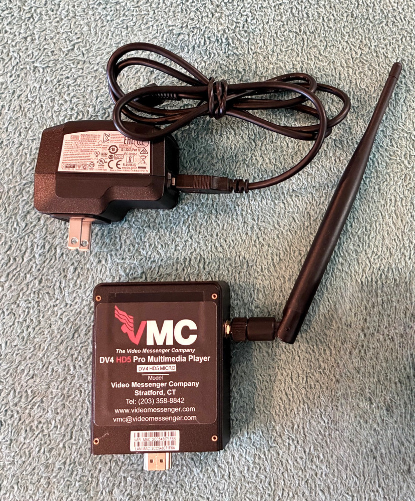 VMC DV4 HD5 Micro PRO Multimedia Player T4-E2 by Video Messenger Co.