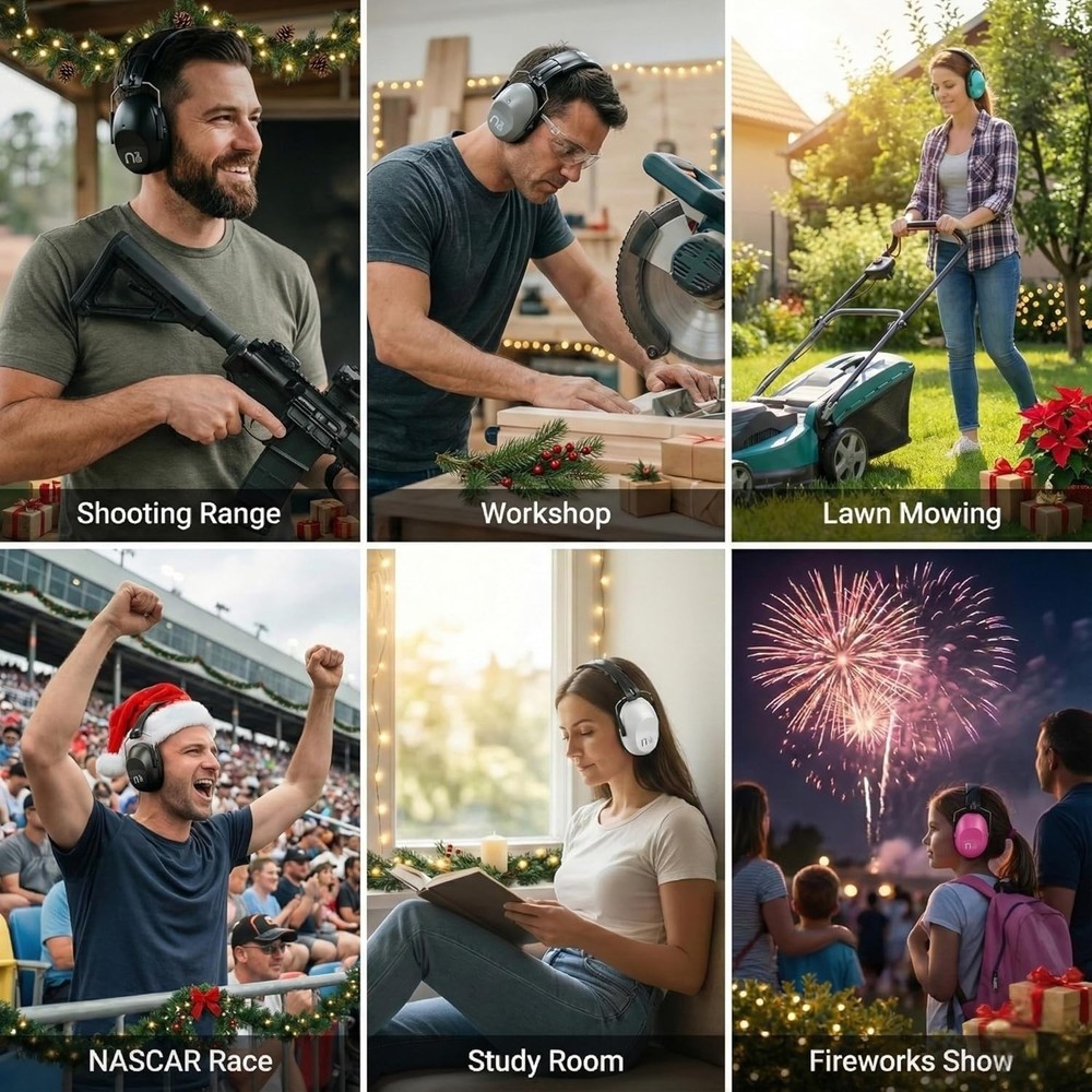 Certified 34dB NRR Hearing Protection - Compact & Effective