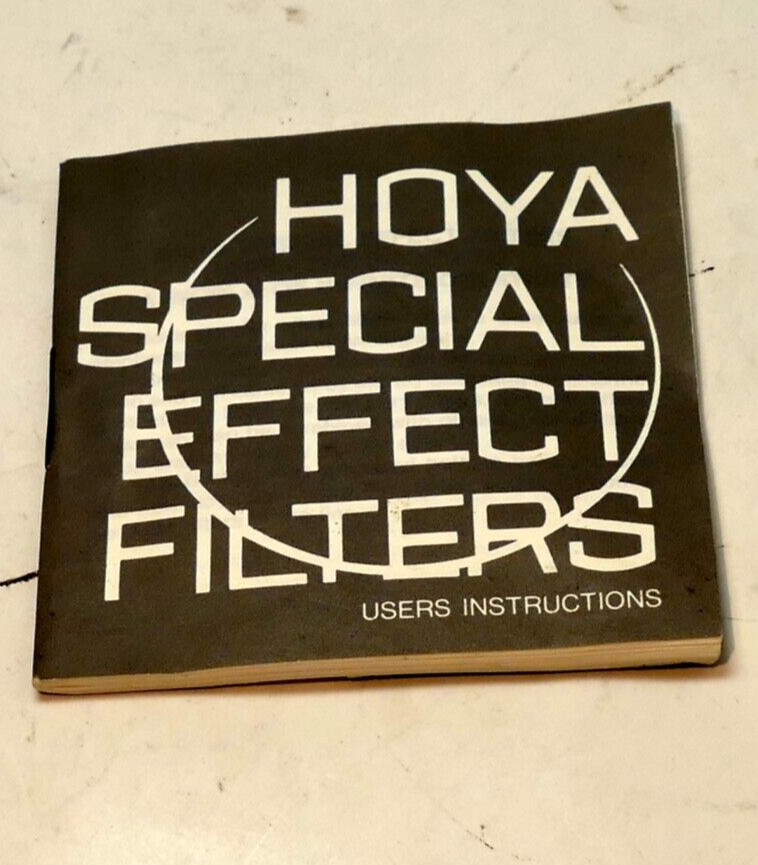 HOYA Special Effect Filter System Guide Brochure product list