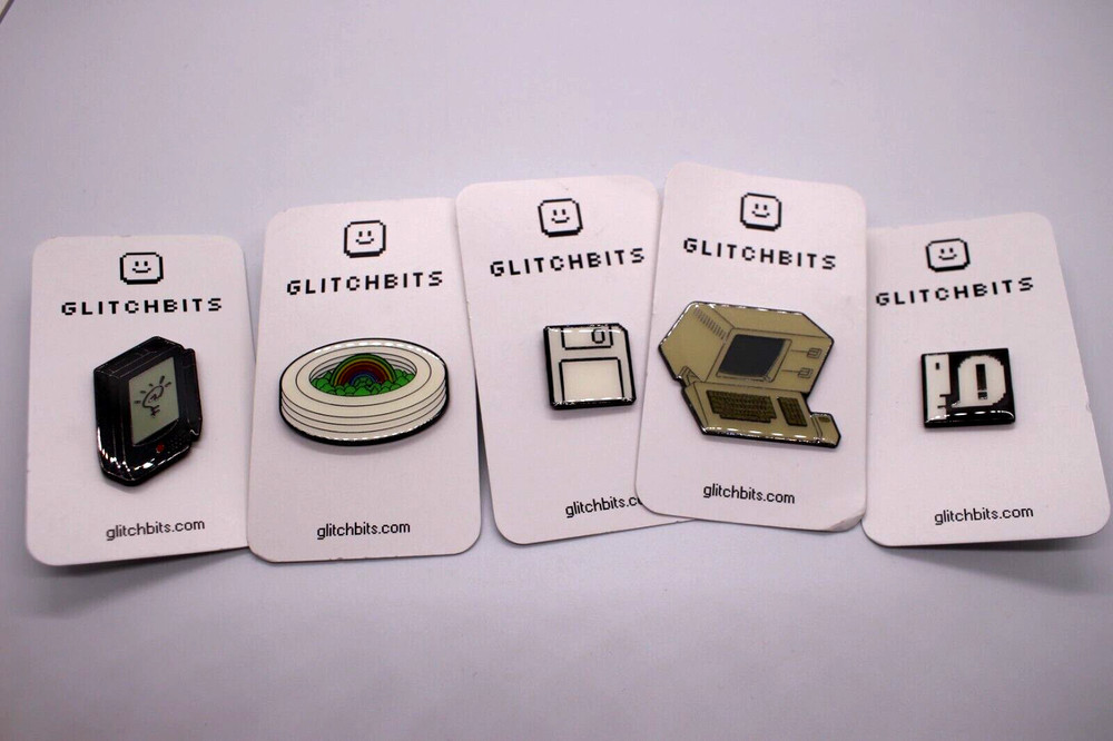 LOT OF 5 GLITCHBITS PINS