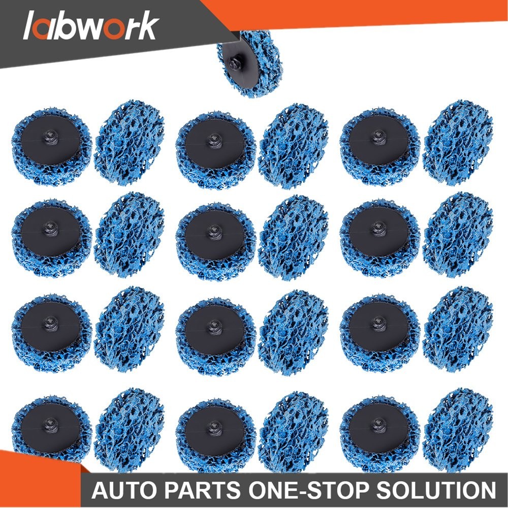 Labwork 50 PCS 2 Inch Blue Quick Change Easy Strip & Clean Disc For Paint Rust