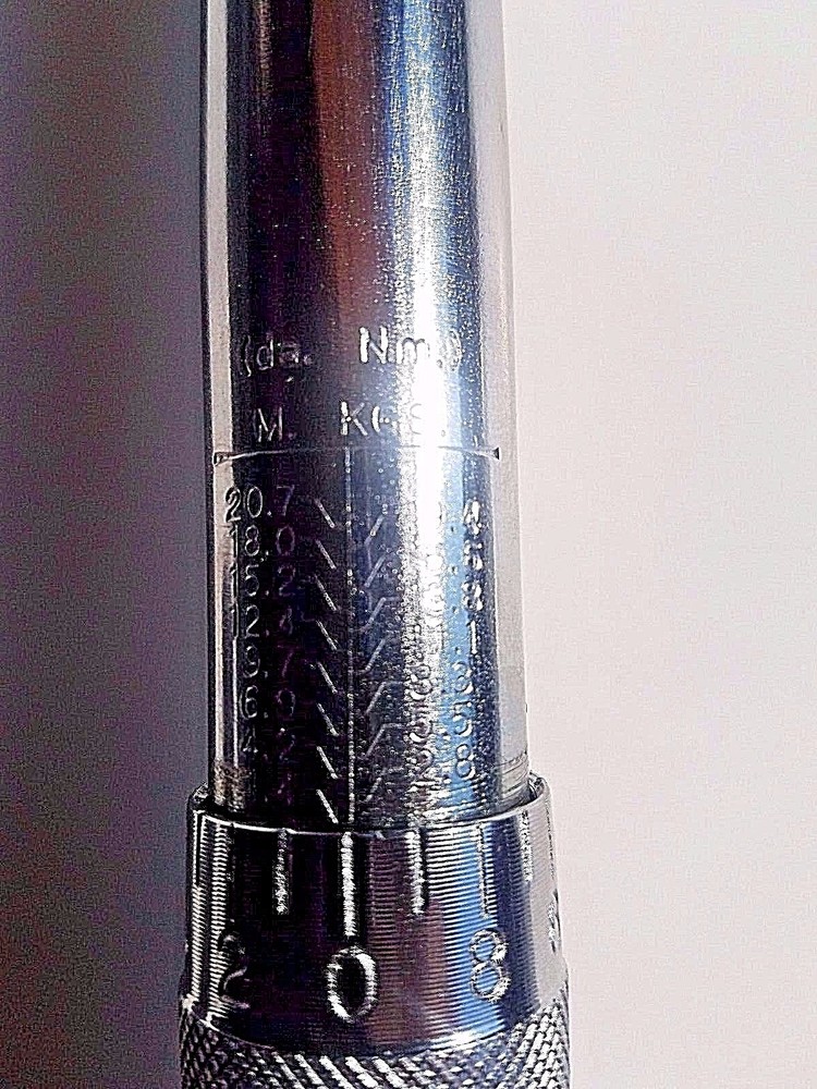 1/2" Torque Wrench Snap Socket Professional Drive Click Type Ratcheting