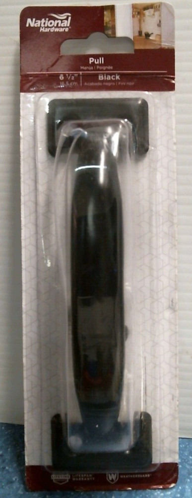 National Hardware  6-1/2" Pull, Black  (N116-699)  FS