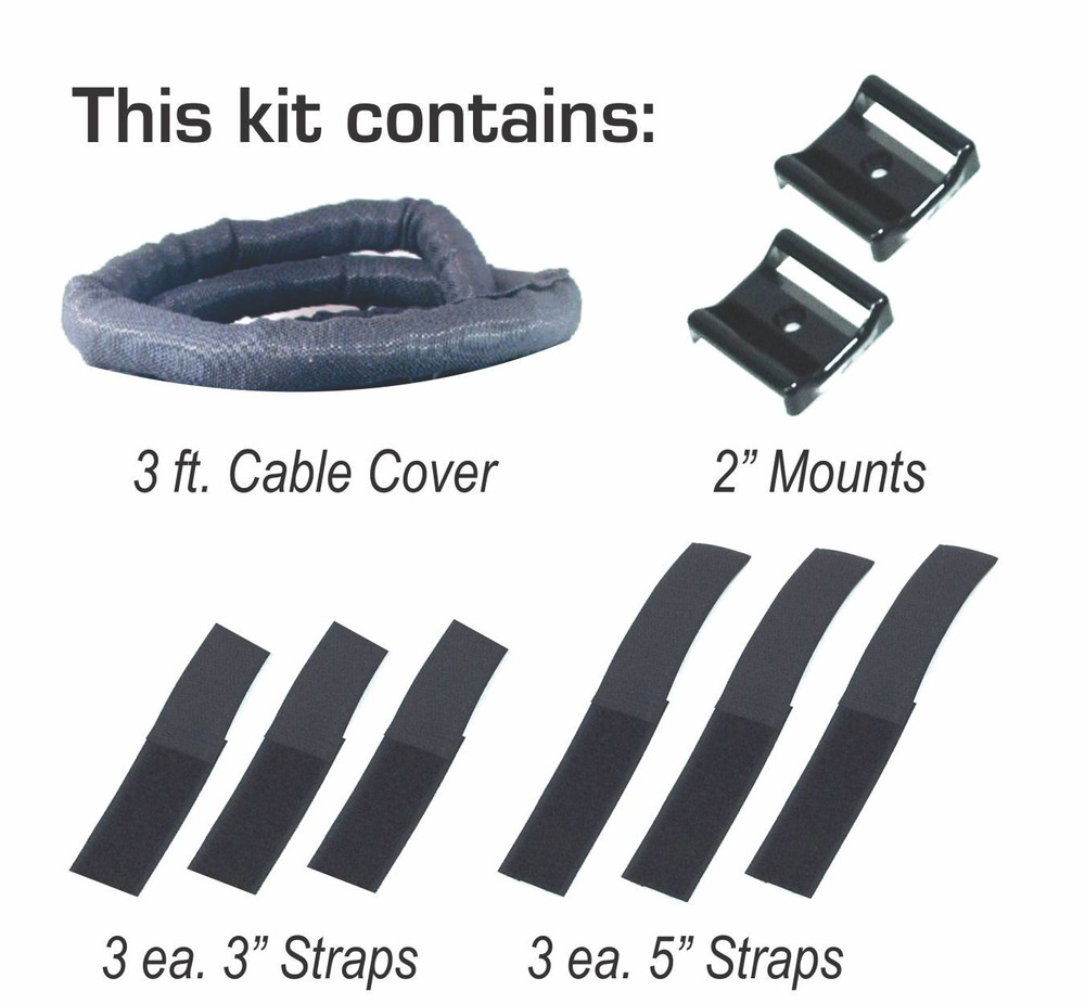 SNAKESKIN Flatscreen Cable Management Kit